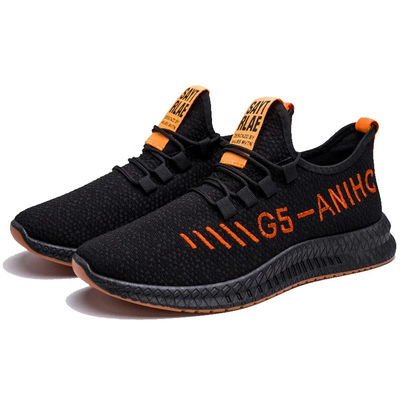 

spring and autumn low price men's shoes lightweight gym athletic shoe oem knit sport shoe, Optional