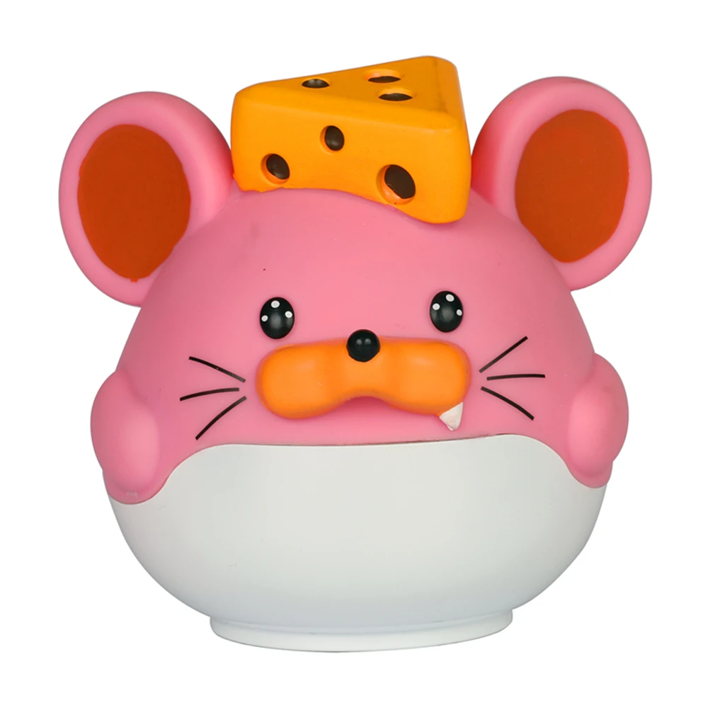 

Multifunctional Hypnotic Cartoon Touch Alarm Clock Digital Temperature Animal Silicone clock anime mha cube table clocks, White, yellow, blue, pink or customized