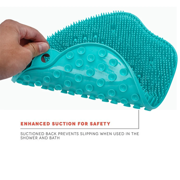 Foot Care Cleaner And Massager Silicone Shower Cleaning Bath Scrubber