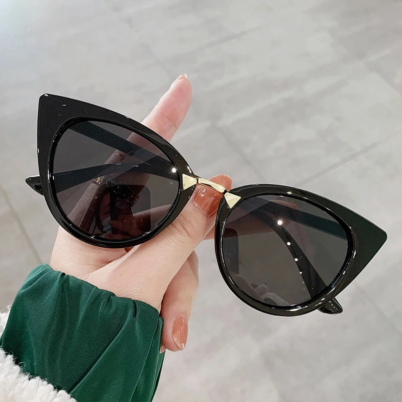 

New Sunglasses Arrivals 2023 New Cat-Eye Fashion Personality Street Shot Sunglasses Unisex Uv400 Sunscreen Sunglasses Female