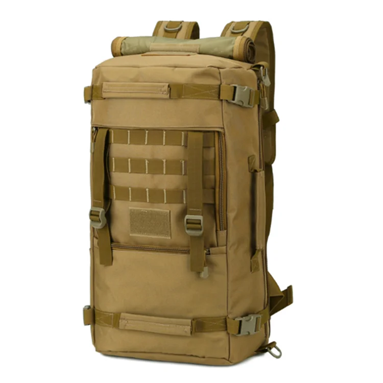 

Military Waterproof 50L Army Assault Rucksacks Pack Molle Tactical Backpack for Camping Hiking, Black, khaki, army green, desert digital, digital jungle, cp camo