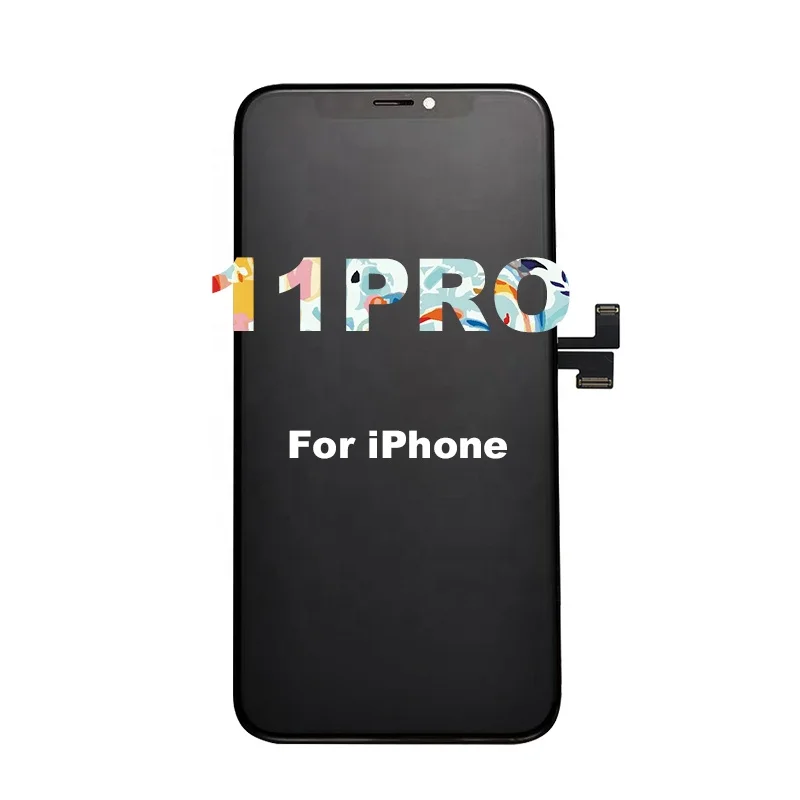 

Mobile screen for iphone 11 pro display for iphone X XS Max Xr 11 pro max 10 12 OLED INCELL OEM LCD for iphone 11 pro, Black