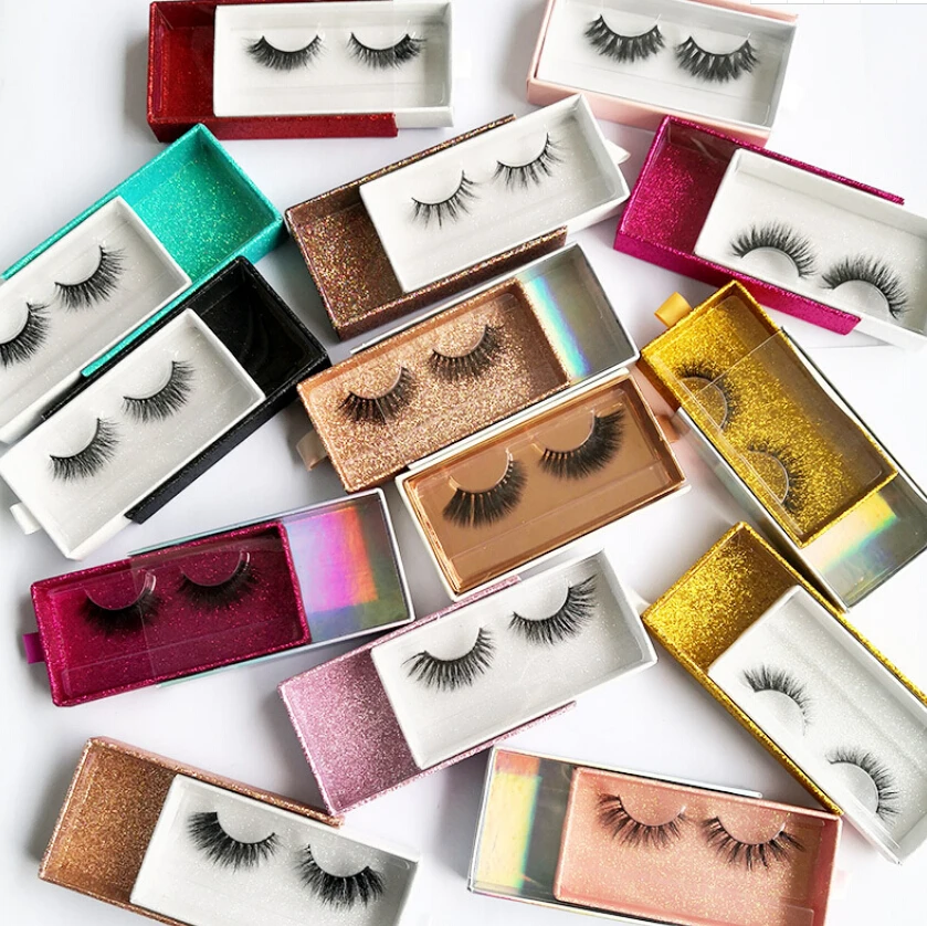 

Landora Natural Look Fake Eyelashes Bulk with Glitter Eyelash Box 15 Styles Mixed False Eyelashes Wholesale