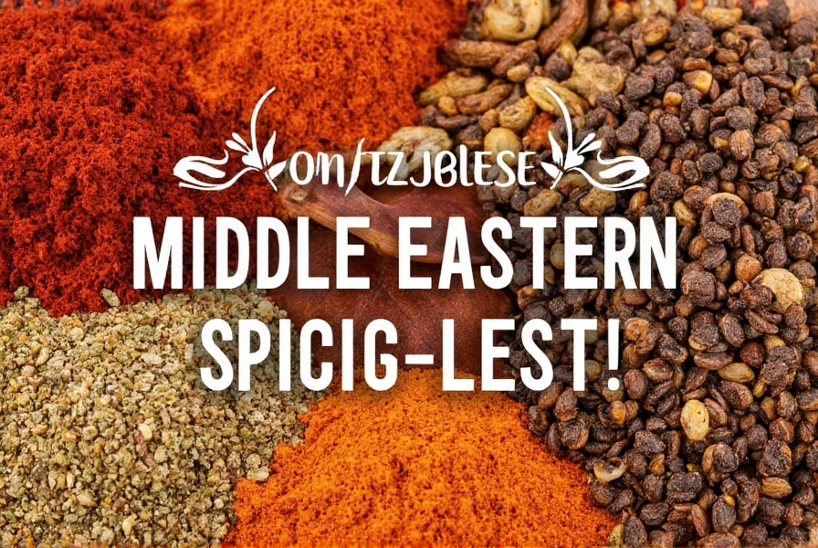 Middle Eastern spice market
