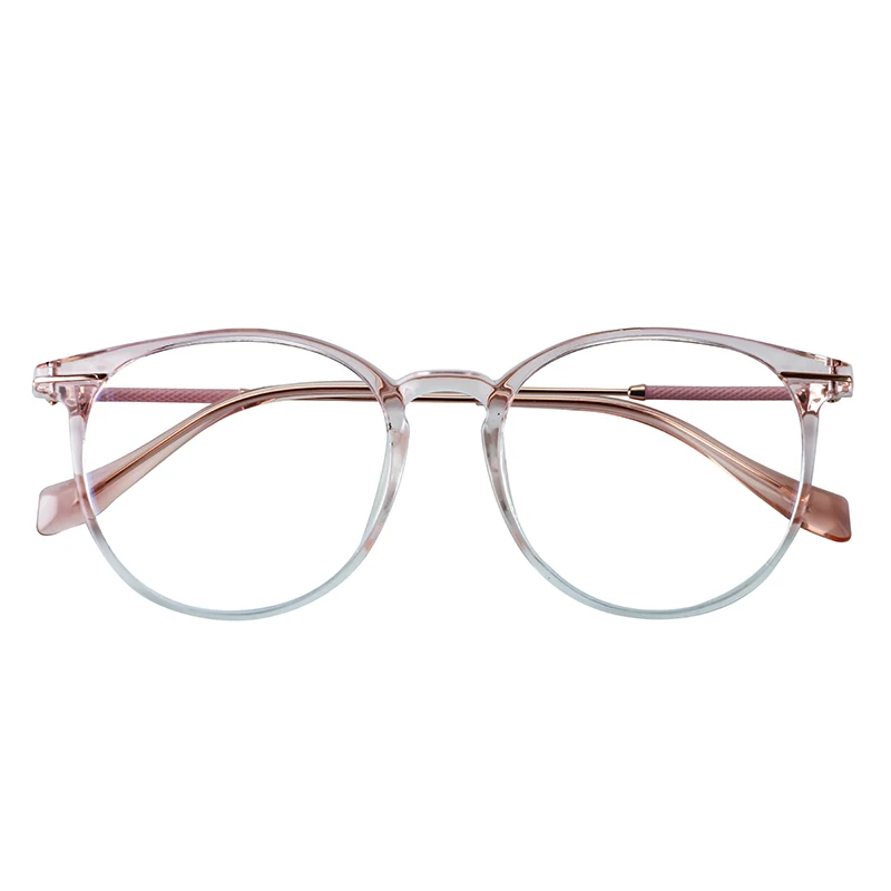 

Cheap Optical Eyeglasses Metal TR 90 Glasses Frame For Women Men, Black/pink/clear