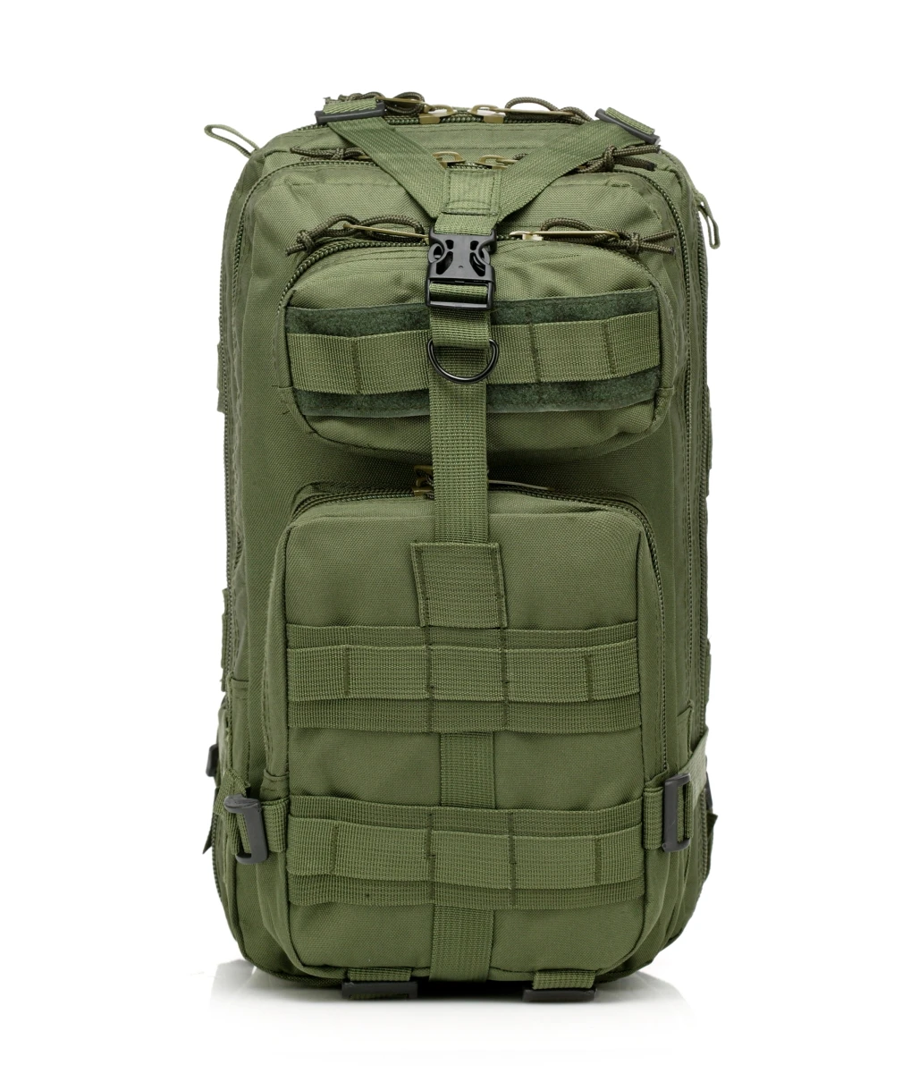 

Chenhao 25L Assault 3P Military Backpack Customize multifunctional sports bag outdoor lightweight mountain kinking army bags, Green