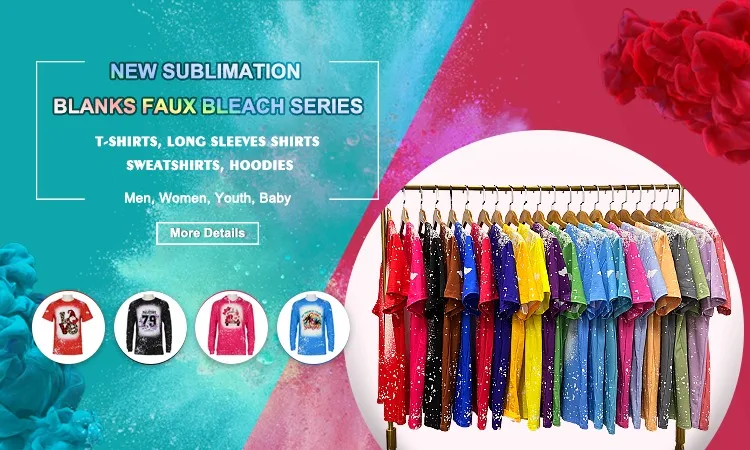 Sublimation Blank Raglan Sublimation Shirts For DIY Thermal Heat