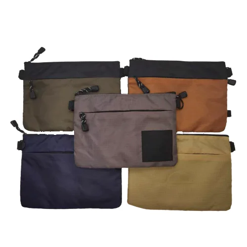 

Dongguan Foldable Bag in Bag Maker Custom Korean Version Polyester Sacoche Shoulder Bag, Khaki