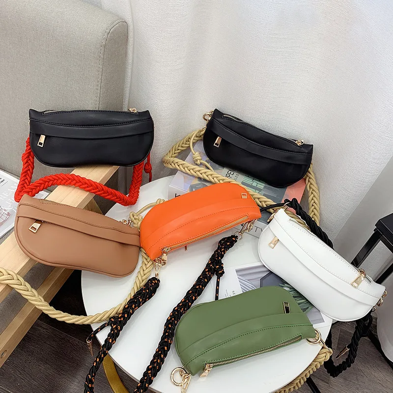 

2021 shenglubags neon orange cross body bags side handbags quality guangzhou lady fashionable shoulder chest bags, Daily,fashion holder bag