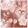 EasternHope Bridal Shower Rose Gold Foil Confetti Balloons Curtains