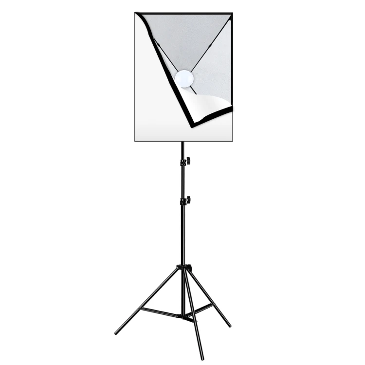 

PULUZ 50x70cm Single 30W White LED Light Flash Photographic Lighting Photo Studio Equipment Soft Light Box Set Shooting Kit