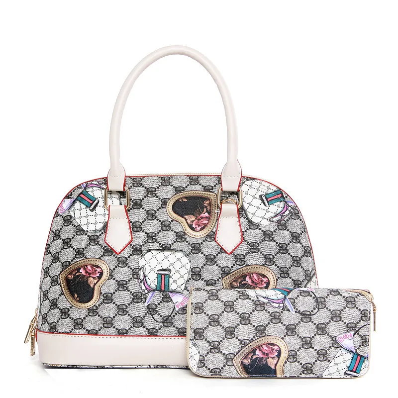 

ST-0372 One Shoulder Atmosphere Female Bag Hit Small Lock Color Female Bag Good Quality Two-piece Outfit Handbags For Women 2021, Multi color