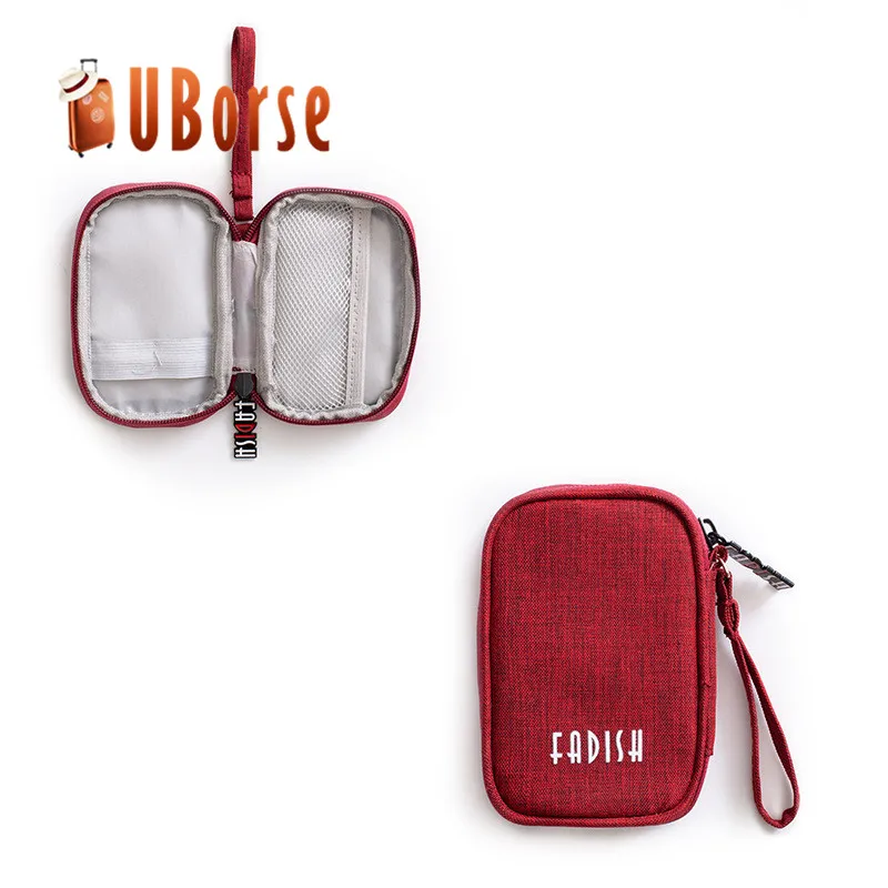 
Mini digital organizer bag headphone charger data cable storage bag 