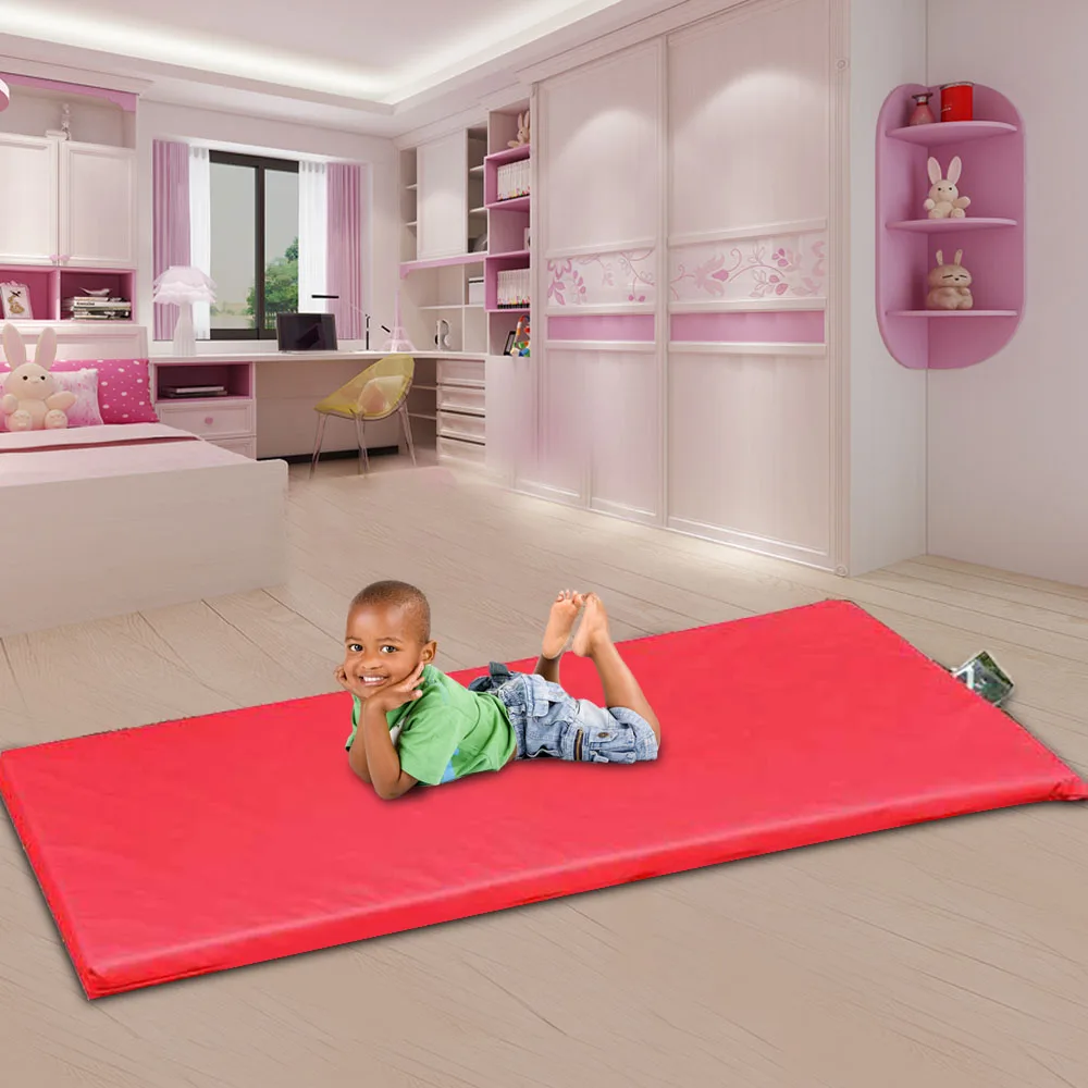 

soft Rest Nap Mats, 2in Thick with Clear Name Tag Holder, 5-Piece, All colours