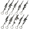 Cugle Manufacture Gun Shaped Sniper Rifle Shooting Metal Weapon Keyring For Man
