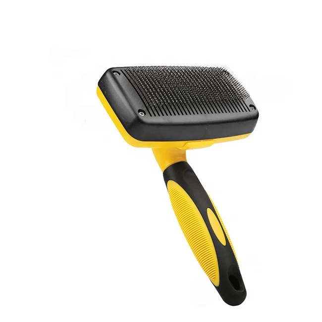 

Pet Dog Cat Hair Beauty Handle Grooming Slicker Trimmer Remover Brush Comb