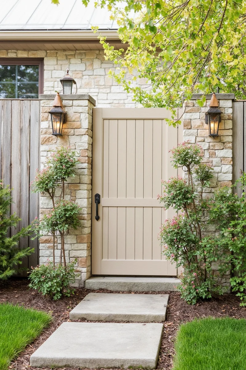 Comparison photo of top 5 garden gates side by side.