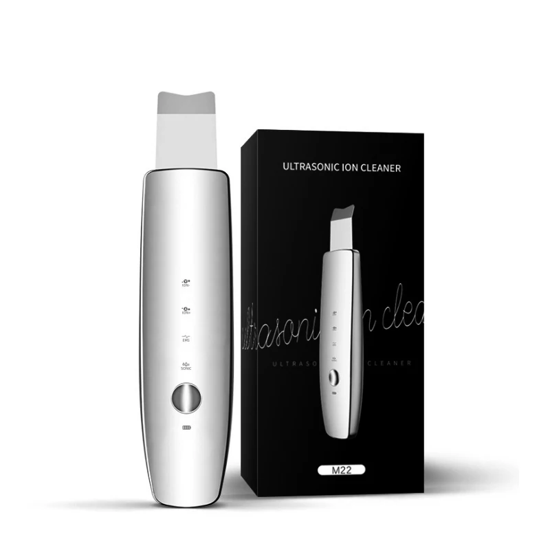 

New Style Blue Light Led Face Massager Ultrasonic Skin Scrapper Beauty Device
