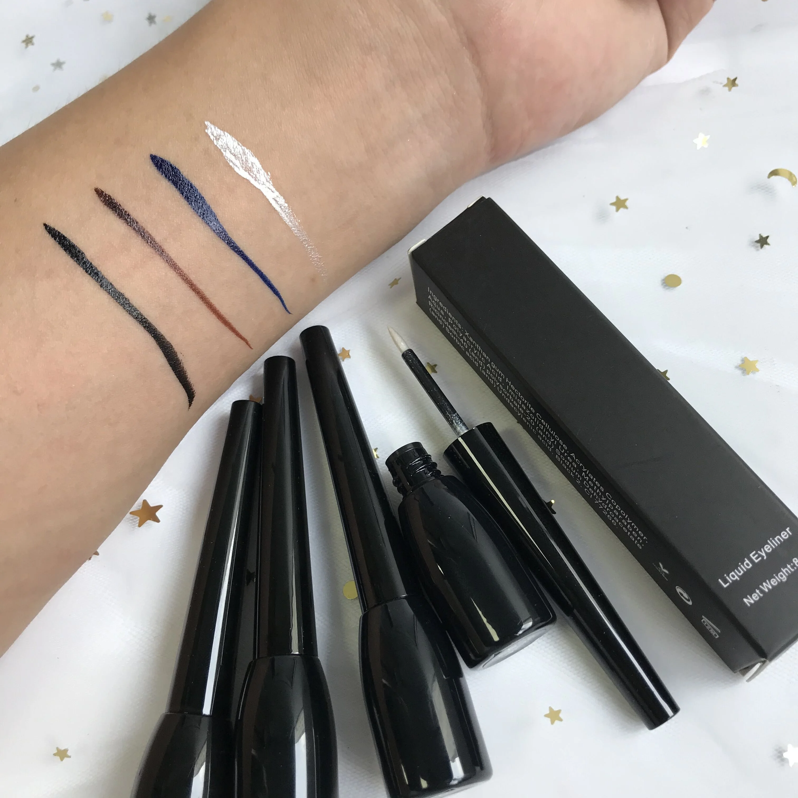 

Recommend Popular Makeup Eyeliner Private Label Liquid Eyeliner Gel, 4color