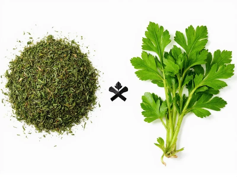 How Much Dried Parsley Equals Fresh: The 3:1 Conversion Guide