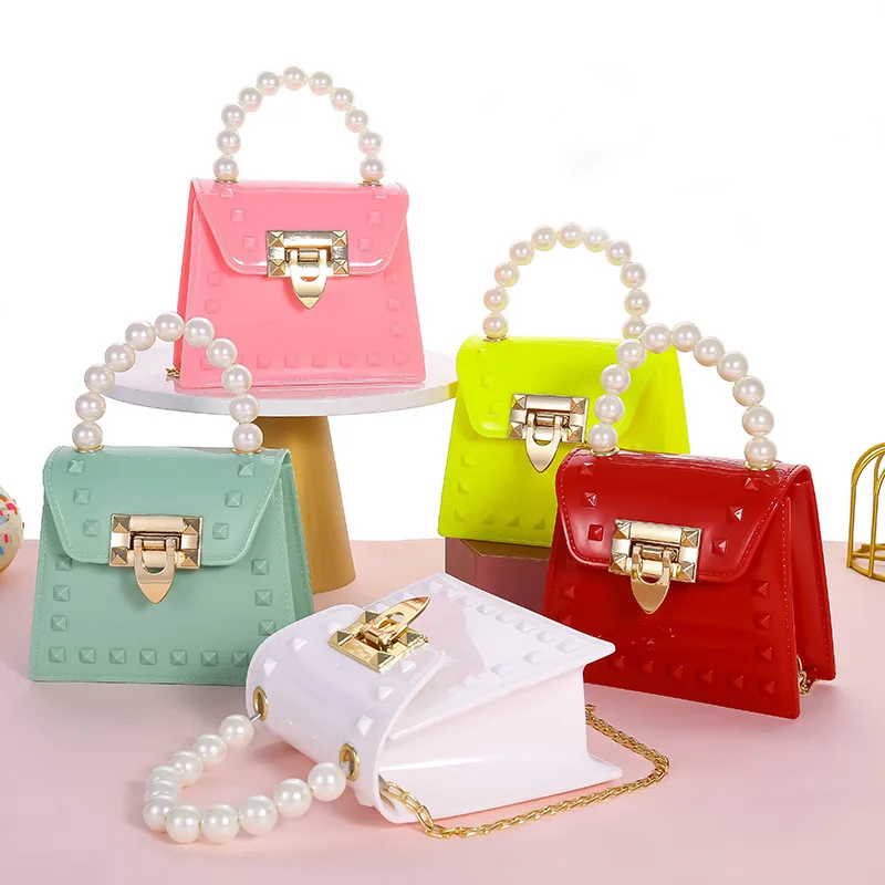 

Mini ladies women hand bags designers famous branded kids little girl jelly purses and handbags 2021