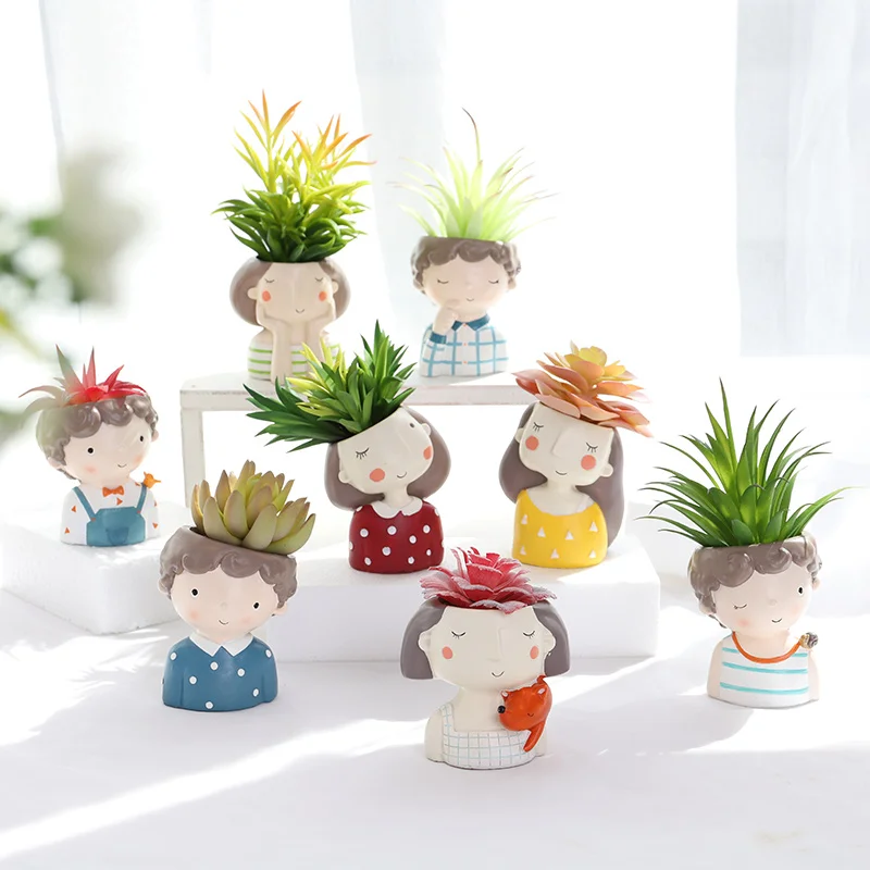 

1 piece Mini Pots wholesale Flowerpot Home Garden Mini Bonsai Cactus Planter Succulent Plant Flower Pot Wedding Birthday Gift Id