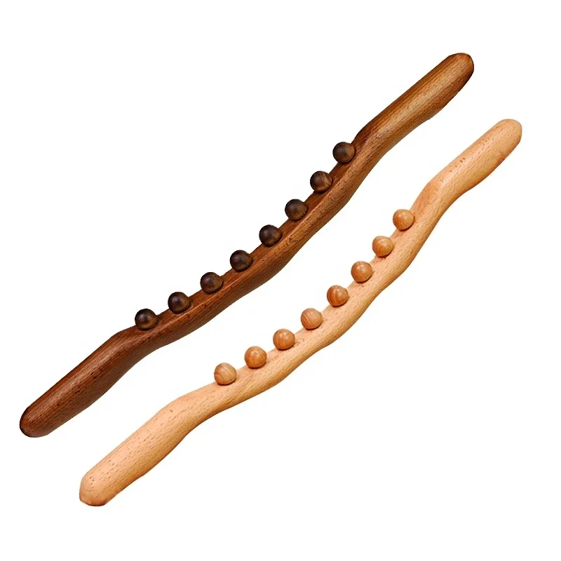 

beech "muscle stick" massage the whole body general scraping stick thin stomach thin leg muscle pulling exercise open back stick