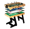 4 in 1 kids multi game folding legs pool table soccer table and hockey, table tennis