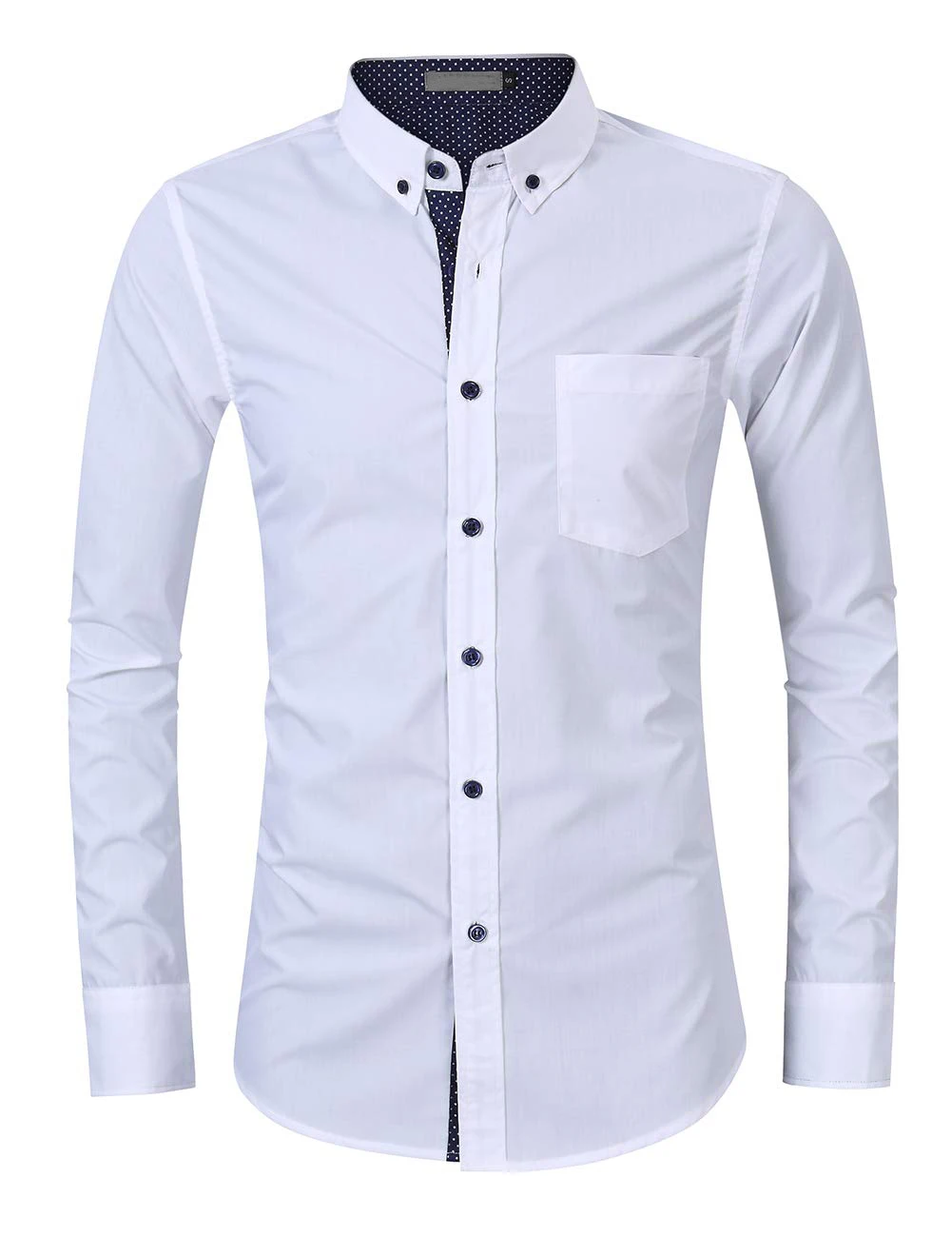 

Hot style 2020 Amazon processing wholesale autumn winter men's shirts long-sleeve business men's shirts