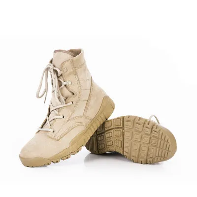 
Men Desert Tactical Military Boots Mens Working Safety Shoes Army Combat Boots Militares Men Shoes Boots 