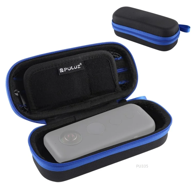 

PULUZ Portable Mini Diamond Texture PU Leather Factory Custom Eva Camera Storage Case For Insta360 One X 360