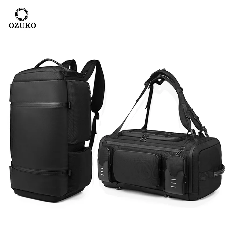 

Ozuko 9326 Football Waterproof Tactical Backpack Mochila Camping Antirobo Custom Travel Bags Luggage For Men