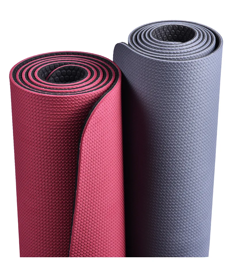 

Blind dropshipping Eco Friendly Anti Slip Sustainable eco one Rubber Yoga Mat Mat Yoga 4mm, Customized color