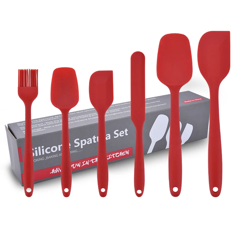 

Kitchen Accessories Eco Friendly Customized Baking Utensils Silicone Sets For Cooking, Black,red,blue,green