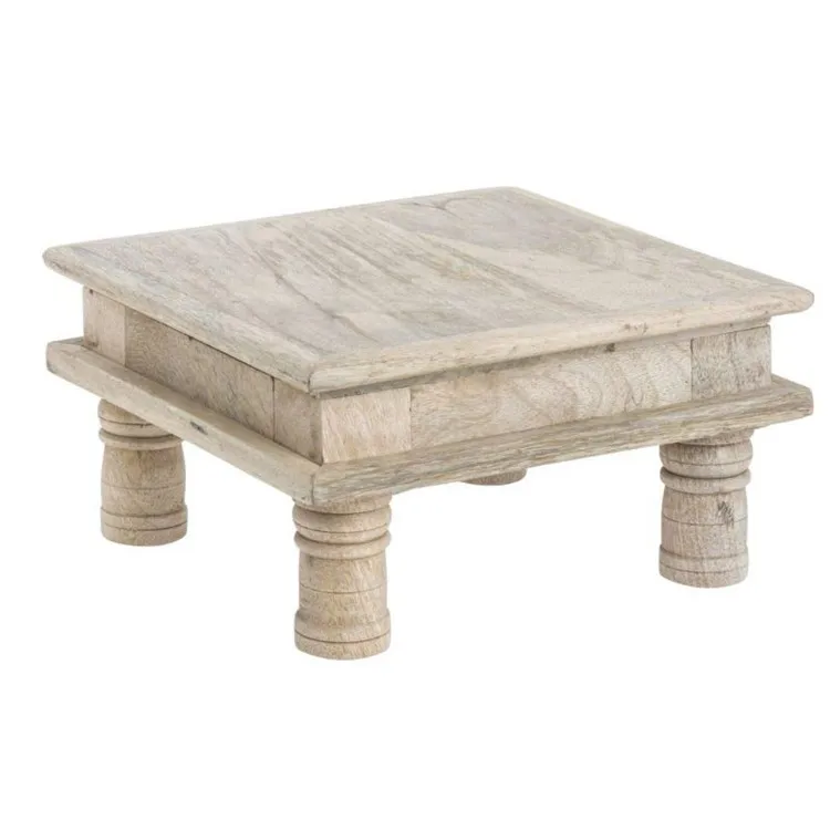 wood risers for food displays buffet