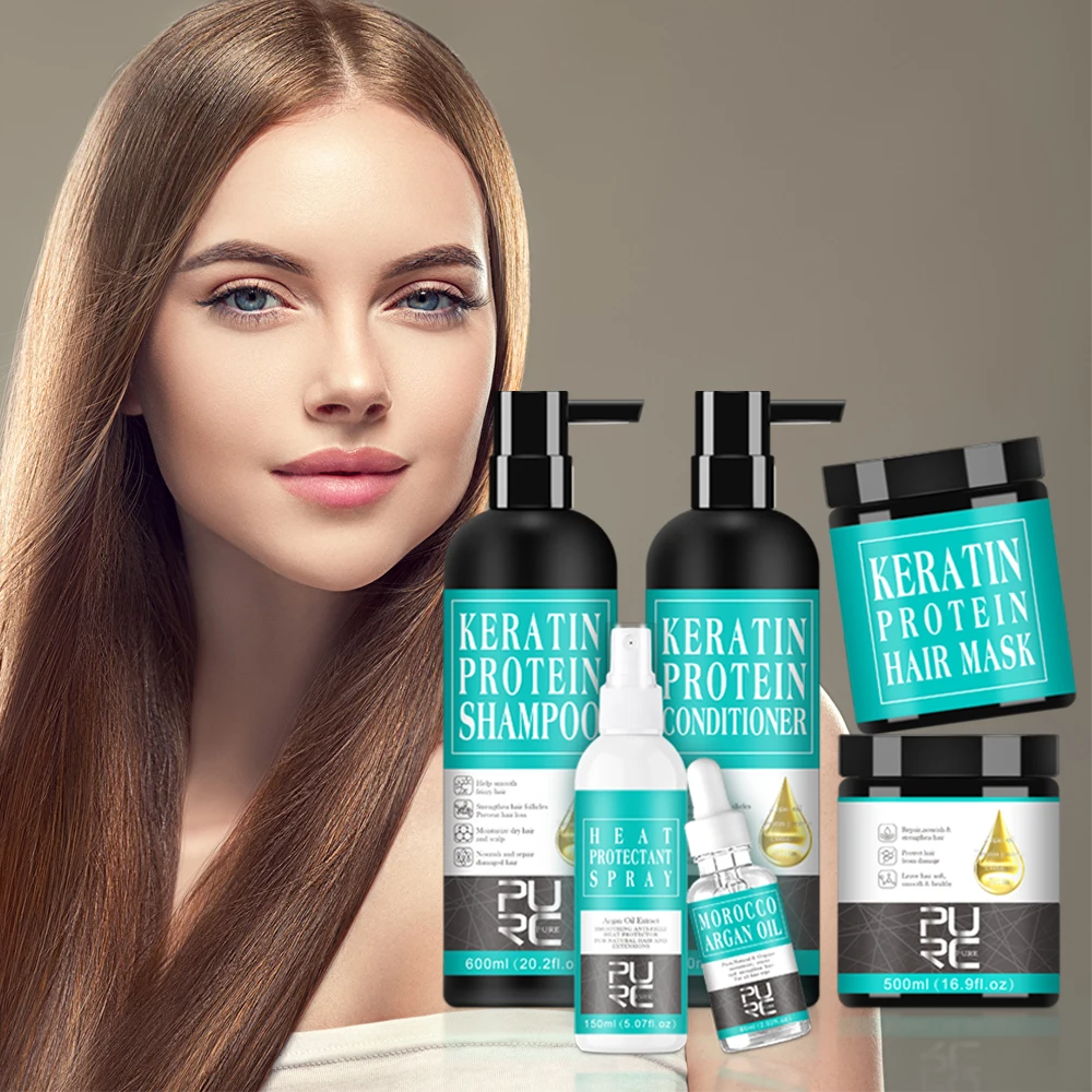 

Organic Hair Keratin Protein Deep Repairing Shampoo For Damaged Hair Treatment