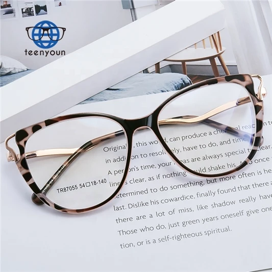 

Teenyoun Eyewear China Manufacturer Cat Eye Tr90 Frame Glasses Custom High End Prescription Eyeglass Frames Latest Model