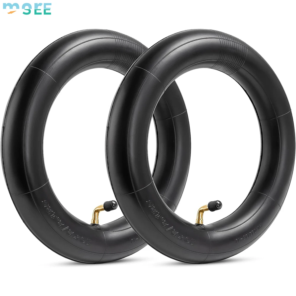 SeeMore Heavy-Duty 10 X 2.125/2.5" Scooter Inner Tube Bent Valve Electric Scooter Tubes Inner Tire