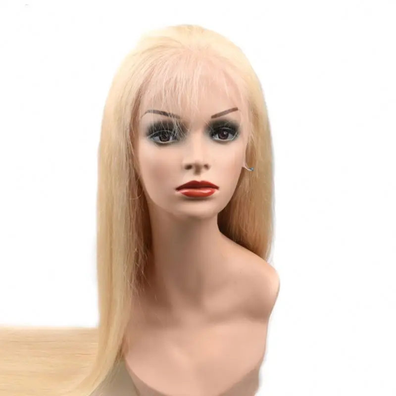 

Wholesale Top Quality Virgin 100% Human Virgin Cuticle Aligned Hair Full Lace Chinese Blonde Hair 613
