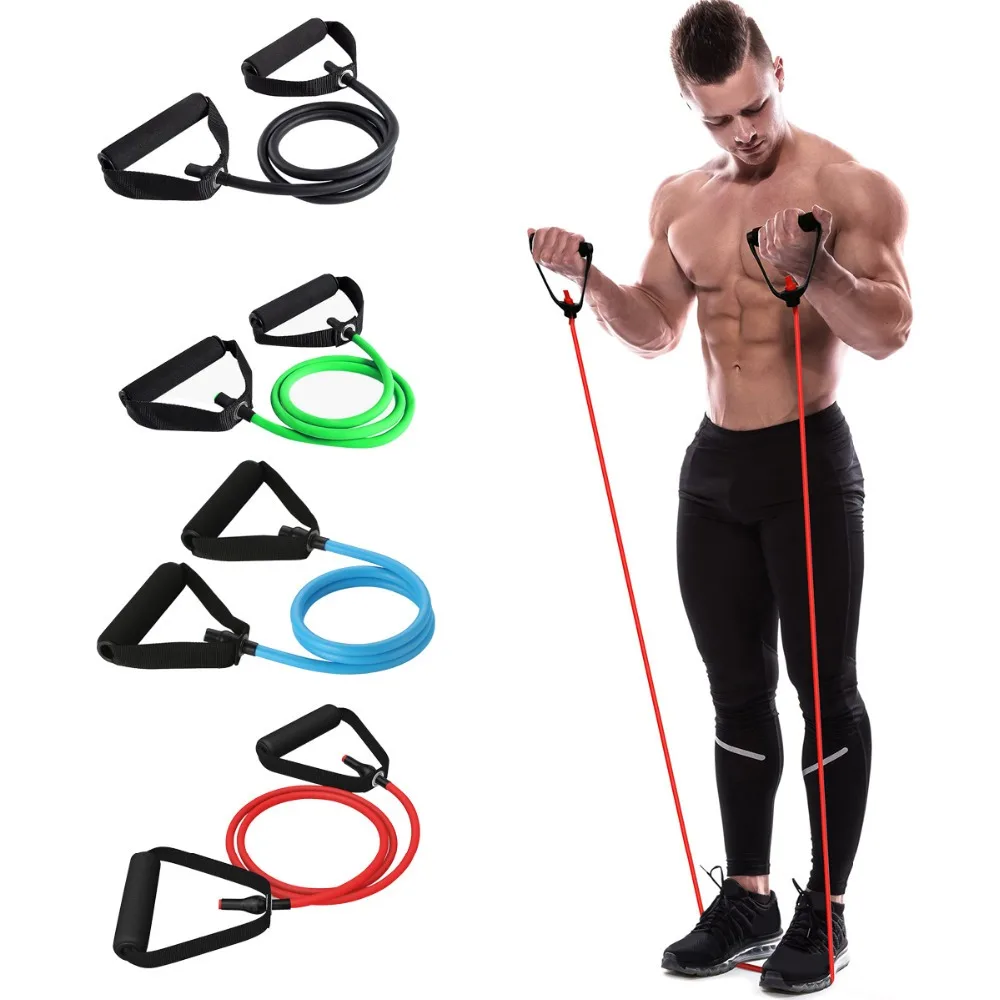 

Segorts Workout Training Tubes Exercise 11 Pcs Resistance Bands, Body Building Accessories Heavy Duty Resistance Band Set, Pantone color
