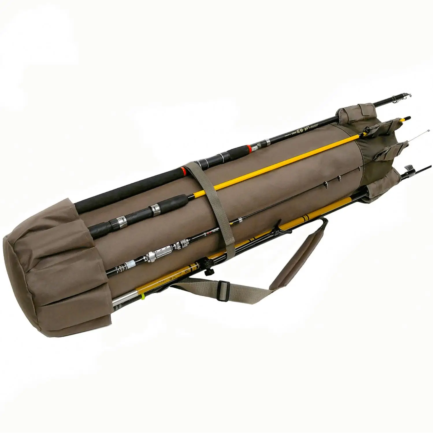 Sales1 Factory Waterproof Multifunctional Fishing Rod Bag Gear Portable Hard Fishing Rod Holdall Case for Fly Fishing Rods