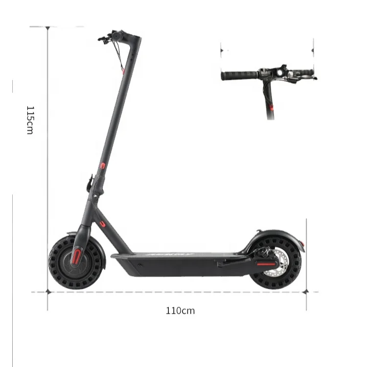 

ASKMY EH700 Economic Adult Electric Scooter Unisex Foldable Electric Mobility Scooter Wholesale(High Quality), Black