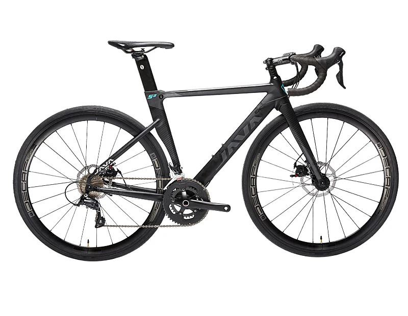 

Wholesale JAVA SILURO3 R3000 700C Wheels Road Bicycle Carbon Fork Aluminium Road Bike 18 Speed Road Bicycles, Black grey/black blue/black white