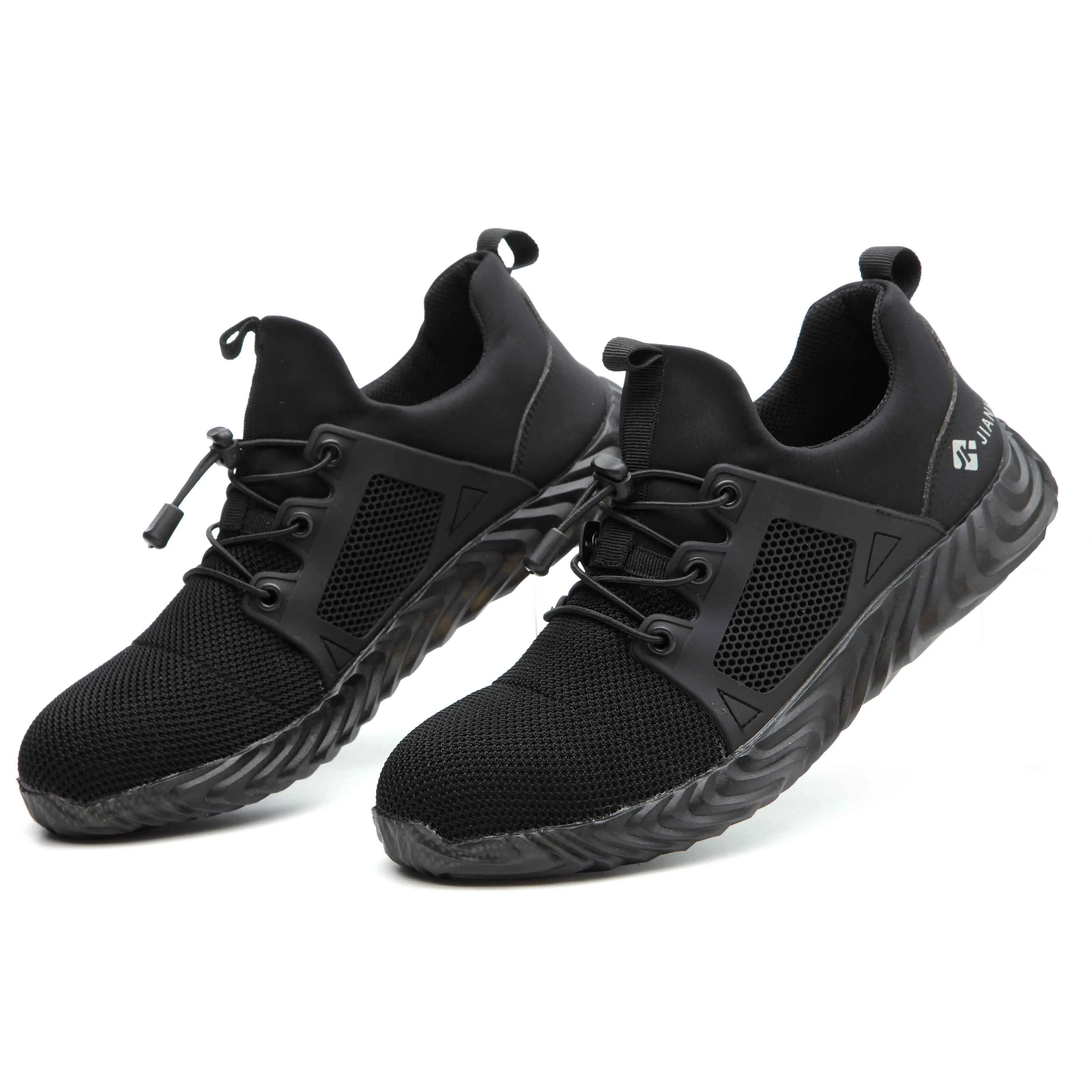 Summer Ventilated Men's Sandals Anti Smashing Antistatic Safety Shoes ...