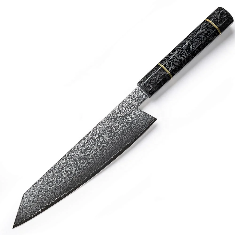 

Japanese Damascus Knife Handmade Chef Knife aus10 Japanese Damascus Kiritsuke Kitchen Knifes Glow Handle Cooking Slicing Tools