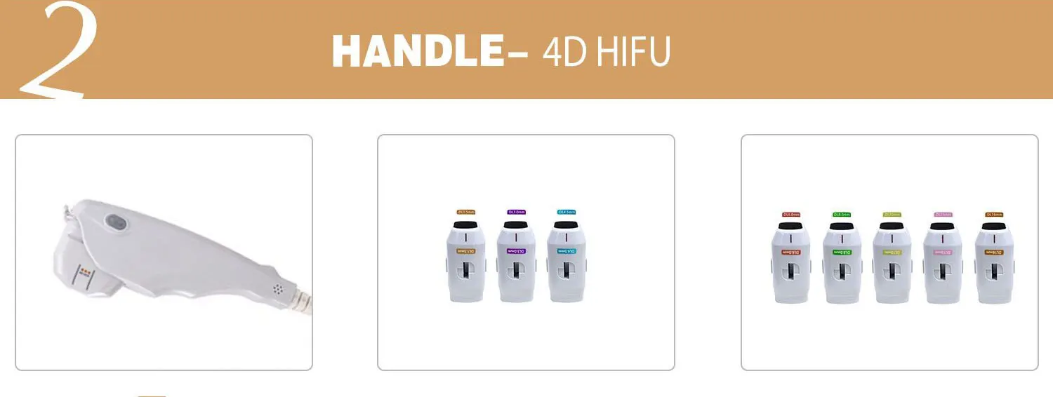 4D Hifu 60000 Shots 12 Lines 6 Cartridges Anti Wrinkle Face Lift Skin Tightening Body Slimming Hifu 3D 4D Hifu beauty machine