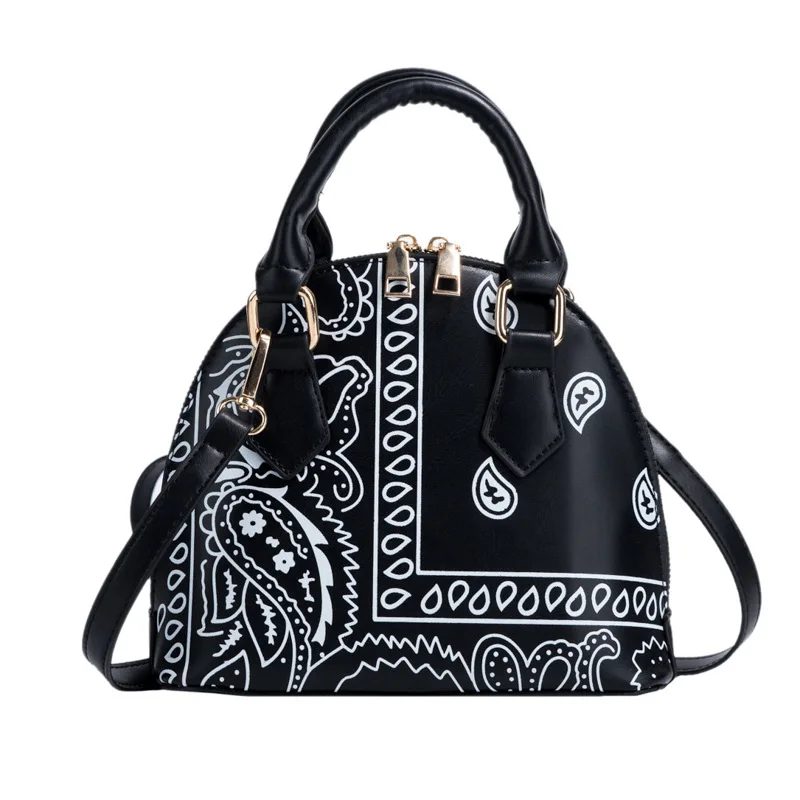 

Bandana Hand Bags Ladies Luxury Ins Designer Vegan Leather Shell Bag Wholesale Handbag Vendors, As photos