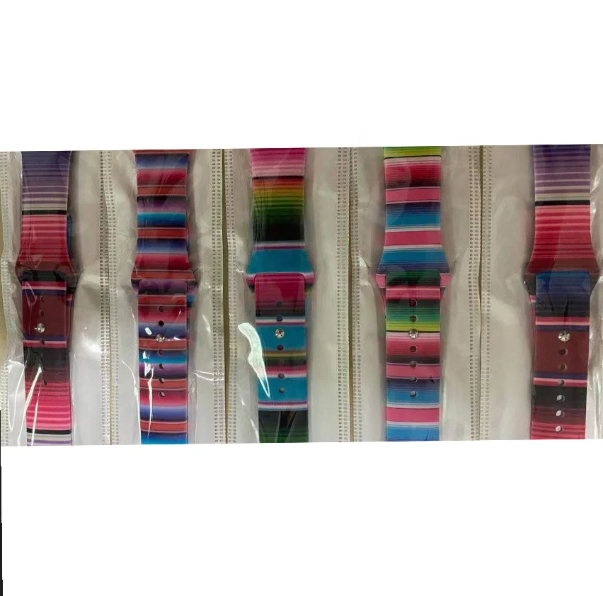 

Wholesale Ready To Ship Inspired Serape Watch Band, Leopard