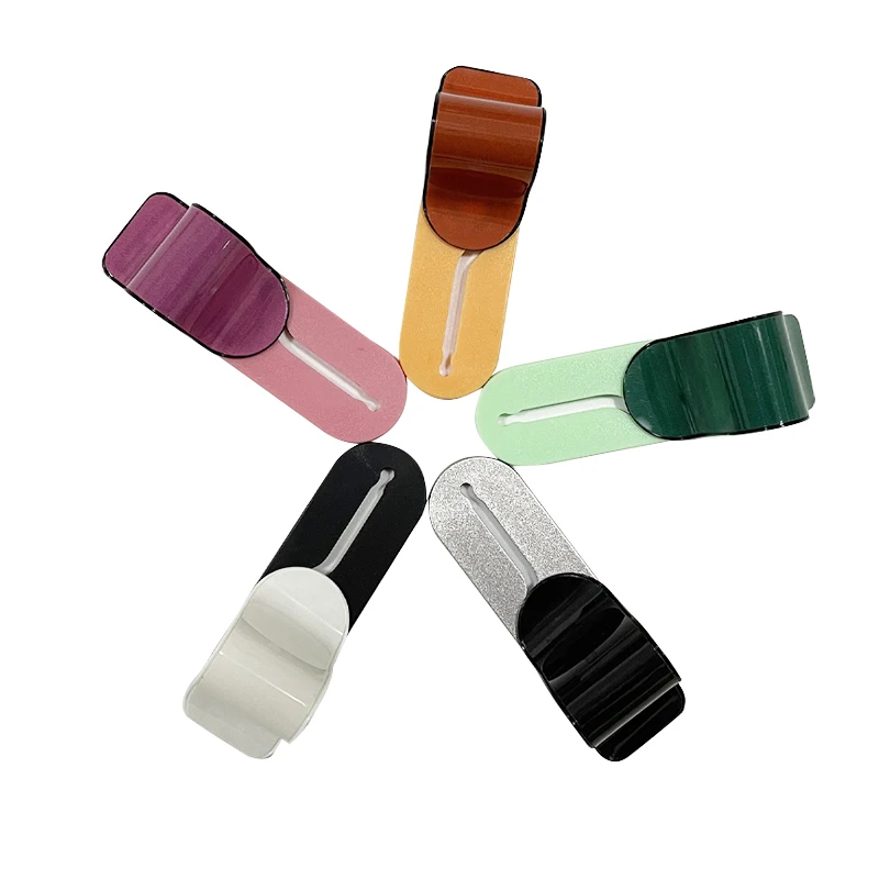 

Well Designed Light Free Finger Leather/Tpu+Abs Material Mobile Phone Holder, Customized color