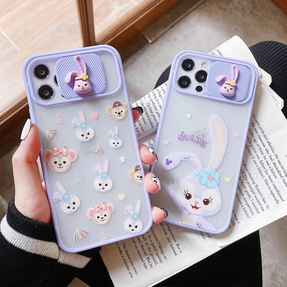 

Laudtec 3D Rabbit Anime Designer Back Case Phone Cover For iPhone 12 Fundas with Slide Camera Protect, Available